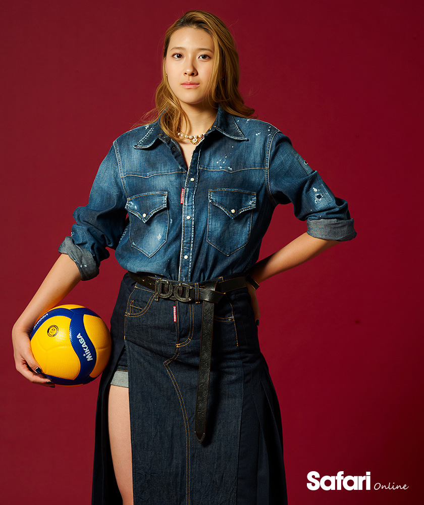 アスリートとデニム日本代表のアタッカーとしても活躍するNECレッド